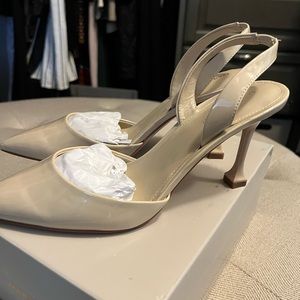 Marc Fisher Hadya Slingback Pump, Women's Size 9 Ivory MSRP $79